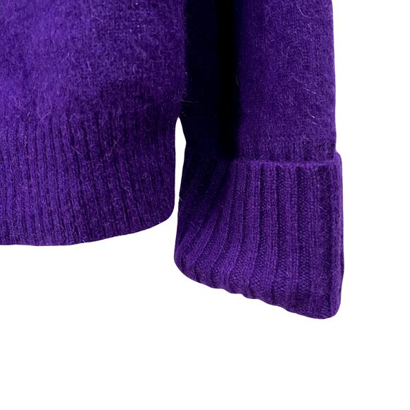 NWT Lord & Taylor Purple 100% Cashmere Pullover Sweater Size M - Picture 5 of 11